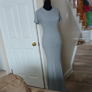 ReoRia Classic Gray Maxi Dress